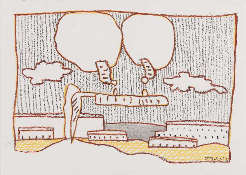 Estampe Originale « Ferme Toscane » De Simon Dittrich - Gravure Sur Cuivre, édition Limitée